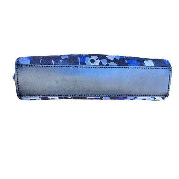 Kate Spade Crossbody Bag Blue White Floral Print Summer Designer‎ Shoulder Purse - Picture 7 of 16